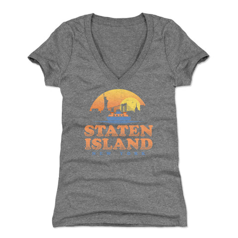 Staten Island New York Retro WHT