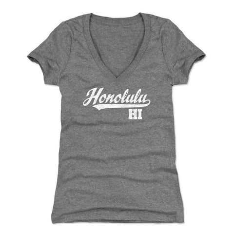 Honolulu Hawaii City Script WHT