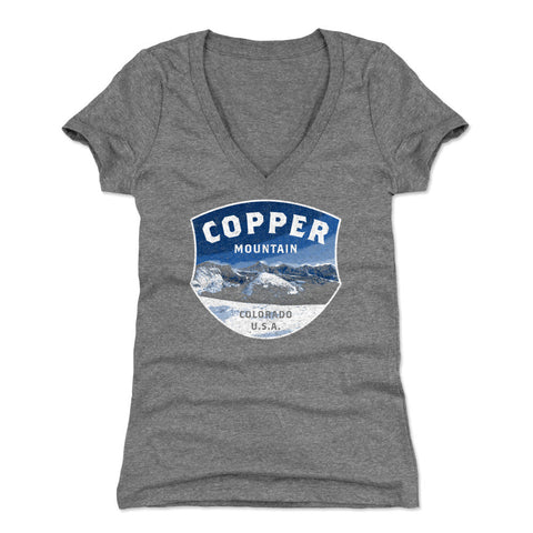 Copper Mountain Colorado Shield WHT