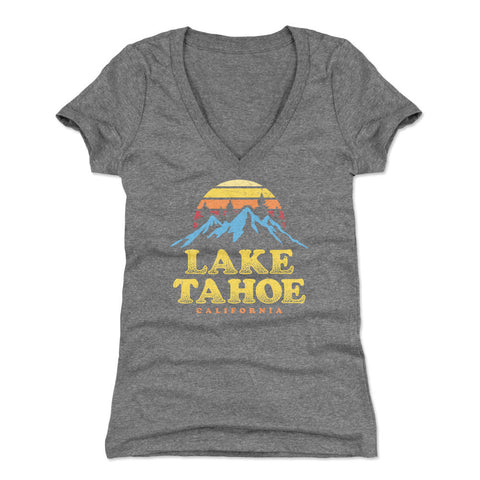 Lake Tahoe California Vector WHT