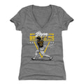 Pittsburgh Pirates Bryan Reynolds Women's V-Neck T-Shirt Women's V-Neck T-Shirt 500 LEVEL Tri Gray S Women's V-Neck T-Shirt