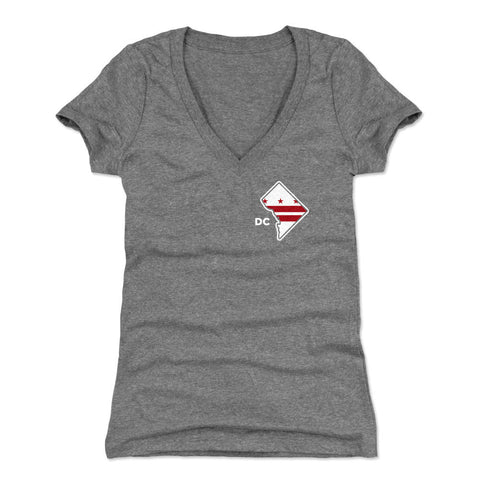 Washington D.C. Flag Silhouette WHT