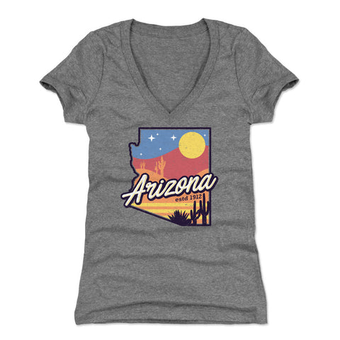 Arizona Map Est. 1912 WHT