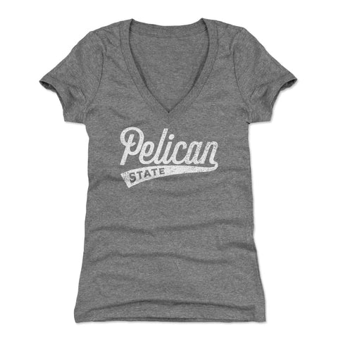 Louisiana Pelican State Script WHT