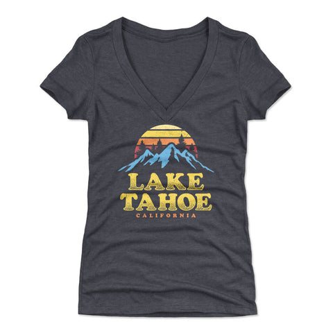 Lake Tahoe California Vector WHT