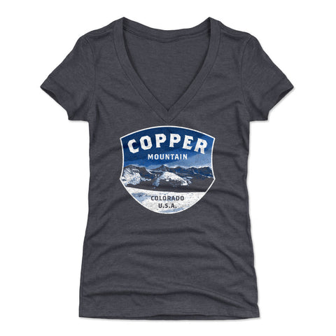 Copper Mountain Colorado Shield WHT