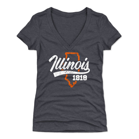 Illinois State Map Script WHT