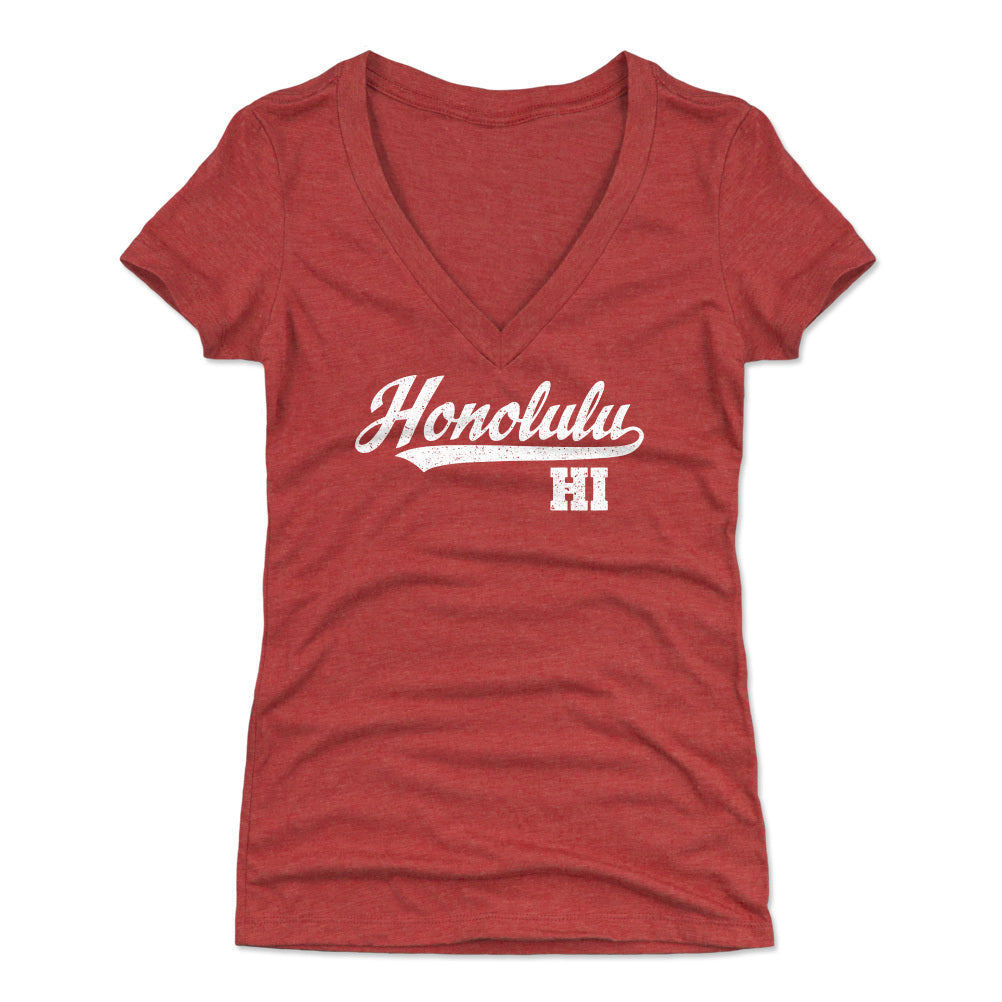 Honolulu Hawaii City Script WHT – YinzerShop