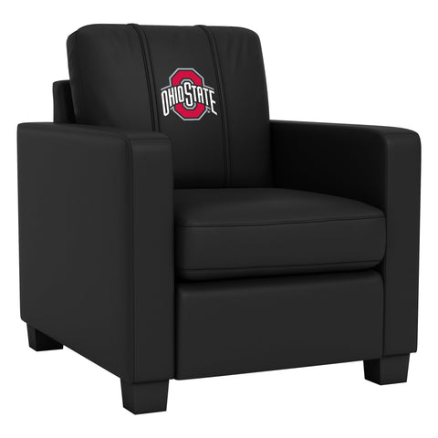 Dyno Stationary Club Chair with Ohio State Primary Logo Collegiate Furniture Zipchair   