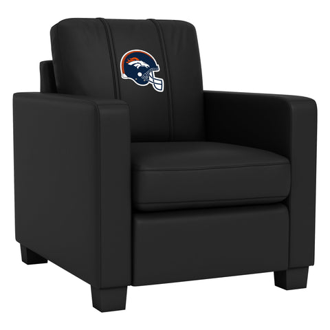 Dyno Stationary Club Chair with  Denver Broncos Helmet Logo