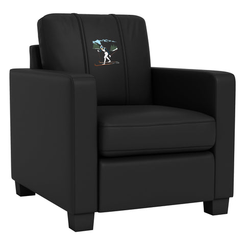 Dyno Stationary Club Chair with Ski Cross Country Logo Panel