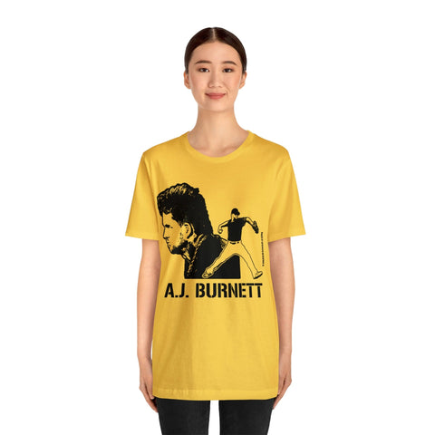 A.J. Burnett Legend Short Sleeve Tee T-Shirt Printify   