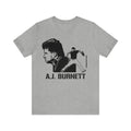 A.J. Burnett Legend Short Sleeve Tee T-Shirt Printify Athletic Heather S 
