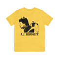 A.J. Burnett Legend Short Sleeve Tee T-Shirt Printify Yellow S 