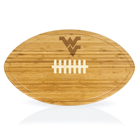 West Virginia Mountaineers - Kickoff Football Cutting Board & Serving Tray  Picnic Time Family of Brands Bamboo  