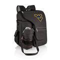 West Virginia Mountaineers - Turismo Travel Backpack Cooler  Picnic Time Family of Brands Black  