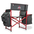 Ohio State Buckeyes - Fusion Camping Chair Chair Picnic Time Family of Brands Red  