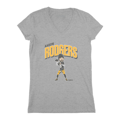 Aaron Rodgers: Pittsburgh Caricature Pittsburgh Steelers-Pro Football - YinzerShop