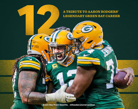 Aaron Rodgers Tribute Book – Limited Edition Sports Book with Exclusive Athlete Interviews Book - YinzerShop