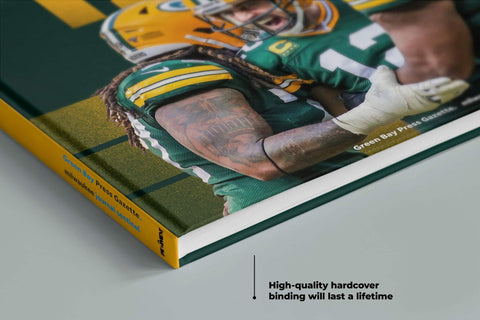 Aaron Rodgers Tribute Book – Limited Edition Sports Book with Exclusive Athlete Interviews Book - YinzerShop