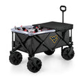 West Virginia Mountaineers - Adventure Wagon Elite All-Terrain Portable Utility Wagon  Picnic Time Family of Brands Gray  