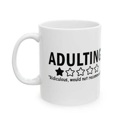 Adulting (Pittsburgh Sarcasm Series) - Coffee Mugs (11oz, 15oz) Mug - YinzerShop