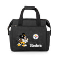 Pittsburgh Steelers Mickey Mouse - On The Go Lunch Bag Cooler  Picnic Time Family of Brands Black  