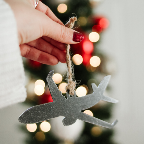 Passenger Plane Ornament