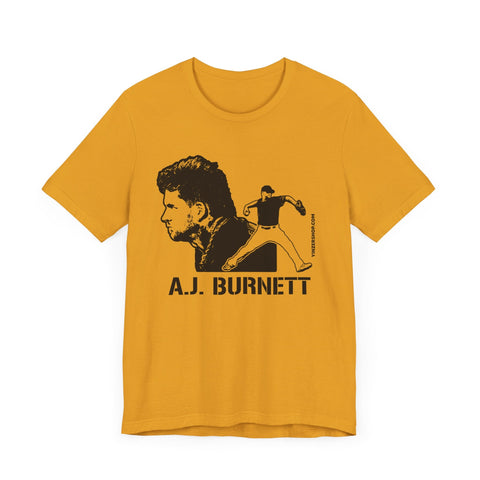 A.J. Burnett Legend T-Shirt - Unisex bella+canvas 3001 Short Sleeve Tee T-Shirt - YinzerShop