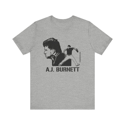 A.J. Burnett Legend T-Shirt - Unisex bella+canvas 3001 Short Sleeve Tee T-Shirt - YinzerShop