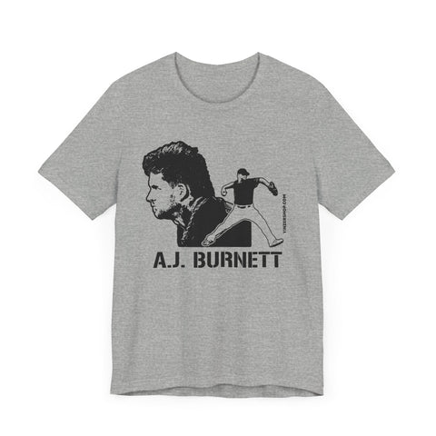 A.J. Burnett Legend T-Shirt - Unisex bella+canvas 3001 Short Sleeve Tee T-Shirt - YinzerShop