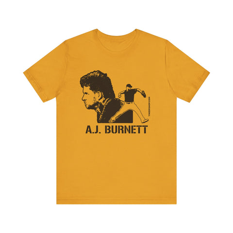 A.J. Burnett Legend T-Shirt - Unisex bella+canvas 3001 Short Sleeve Tee T-Shirt - YinzerShop