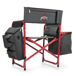 Dark Gray with Red Accents