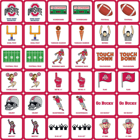 Ohio State Buckeyes Game – Official NCAA Matching Card Game for Family Fun