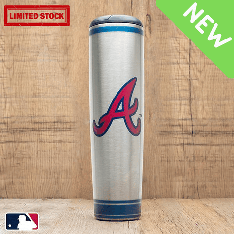 Atlanta Braves Metal Dugout Mug | Stainless Steel Baseball Bat Mug MLB Teams - Metal Dugout Mug Dugout Mugs®   