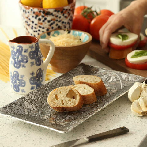Amalfi Small Horizon Server – Handcrafted Metal Serveware | Elegant Tableware Gift