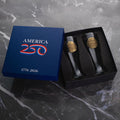 America250 2-Piece Pilsner Commemorative Gift Set (Bronze) Pilsner Glass - YinzerShop
