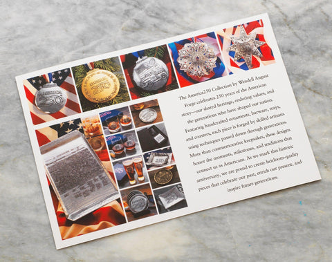 America250 Heritage Oval Commemorative Ornament (Aluminum) - YinzerShop