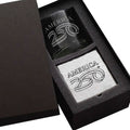 America250 Rocks Glass with Coaster Commemorative Gift Set - YinzerShop