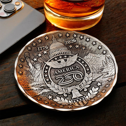 America250 Sea to Shining Sea 4-piece Coaster Set - YinzerShop