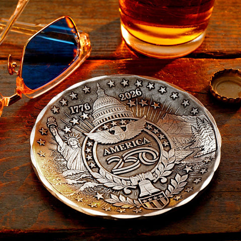 America250 Sea to Shining Sea 4-piece Coaster Set - YinzerShop