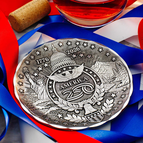 America250 Sea to Shining Sea 4-piece Coaster Set - YinzerShop
