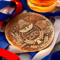 America250 Sea to Shining Sea 4-piece Coaster Set (Bronze) - YinzerShop