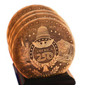 America250 Sea to Shining Sea 4-piece Coaster Set (Bronze) - YinzerShop