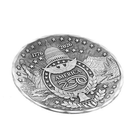 America250 Sea to Shining Sea Commemorative Coaster (Aluminum) - YinzerShop