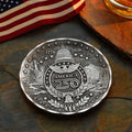 America250 Sea to Shining Sea Commemorative Coaster (Aluminum) - YinzerShop