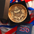 America250 Sea to Shining Sea Commemorative Coaster (Bronze) - YinzerShop