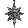 America250 Sea to Shining Sea Commemorative Ornament (Aluminum and Crystals) - YinzerShop