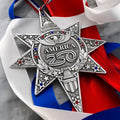 America250 Sea to Shining Sea Commemorative Ornament (Aluminum and Crystals) - YinzerShop