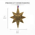 America250 Sea to Shining Sea Commemorative Ornament (Bronze and Crystals) - YinzerShop